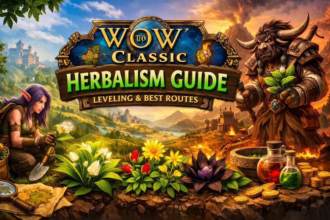 Wow classic herbalism guide –leveling and best routes